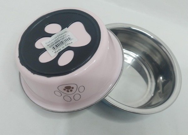 Producto - Comedero Perros Acero Inox Antivuelco 17 Cm Mediano #98-152