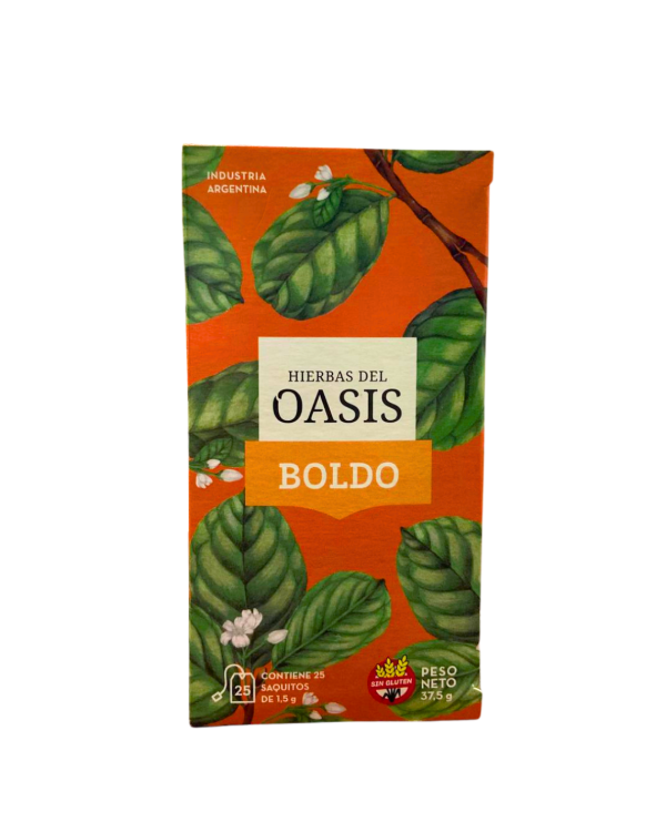 Producto - TÉ DE BOLDO OASIS 25 SAQUITOS