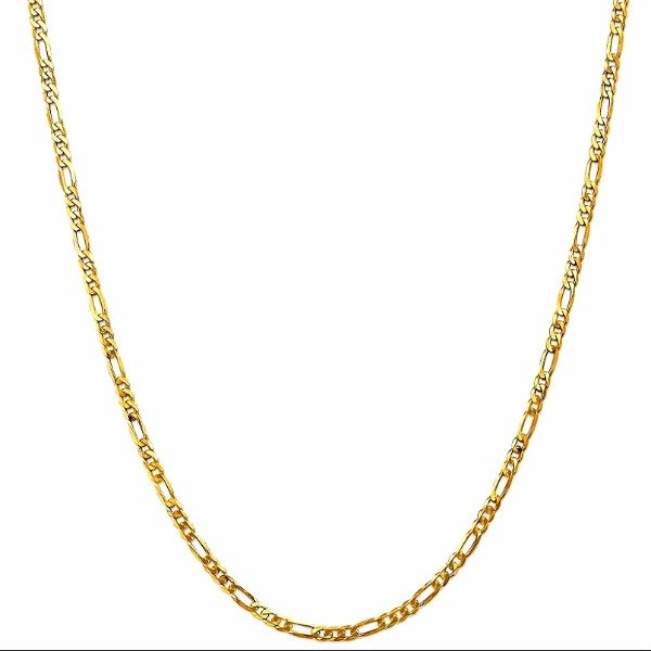 Producto - Cadena 87 Fígaro fina dorada - 1