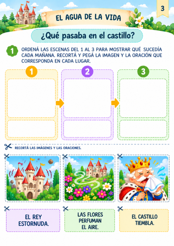 Producto - EL AGUA DE LA VIDA: Cuadernillo de comprensión lectora y escritura - 2