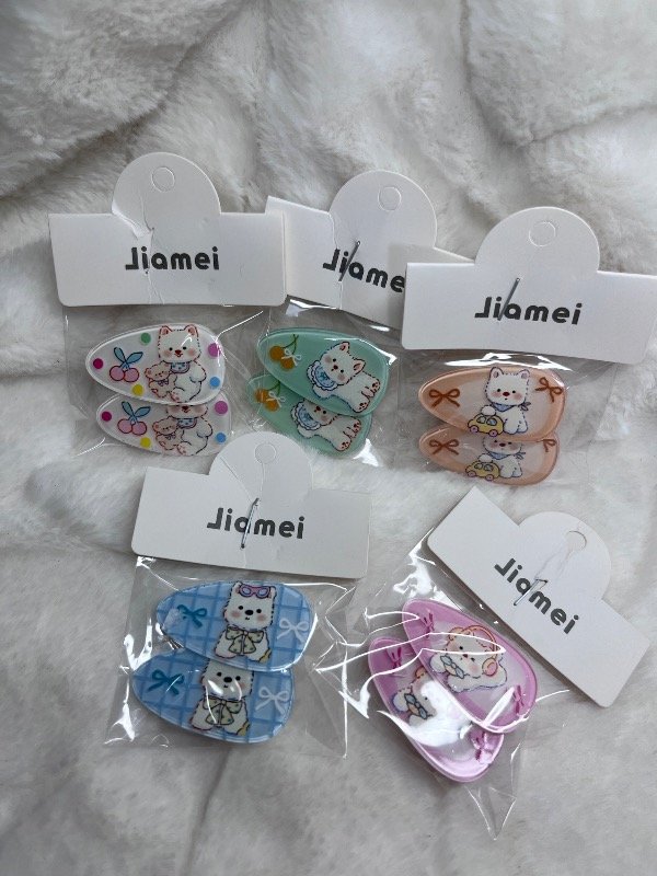 Producto - Pinza x2 con dibujitos Jiamei