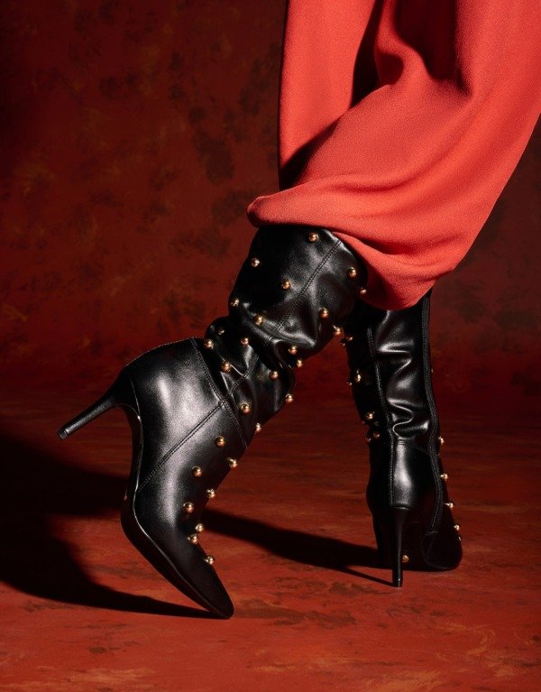 Producto - Botas vizzano negra perlas