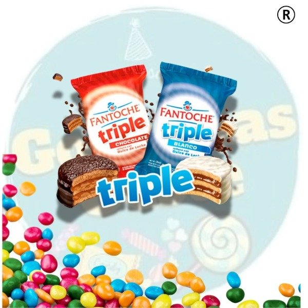 Producto - Alfajor Fantoche triple x 12