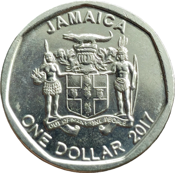 Producto - Jamaica 1 Dolar 2017 Héroe Nacional Km#189 VF+ - 1