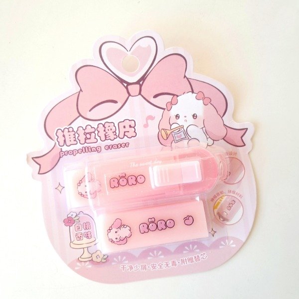 Producto - Goma de borrar retráctil - Roro