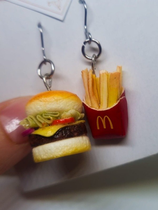 Producto - Aritos burger y papas fritas - 1