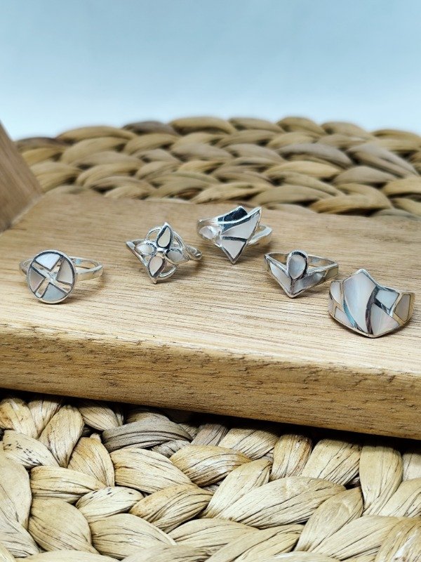 Producto - Anillos Nácar Mix Pity (4 modelos)