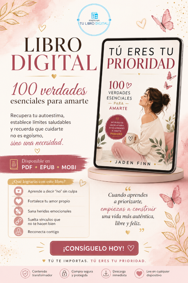 Producto - TÚ ERES TU PRIORIDAD  Jaden Finn
