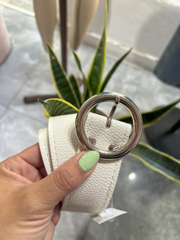 Producto - CINTO REDONDO BLANCO