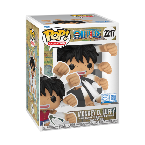 Producto - Funko Pop One Piece Monkey D. Luffy (Gum Gum Gatling) 2217 Special Edition - 1