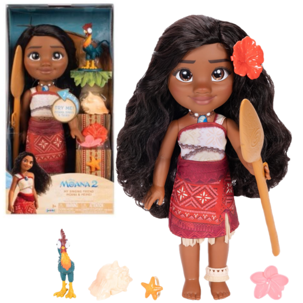 Producto - Disney Moana 2 My Singing Friend Moana And Heihei Sing And Talks
