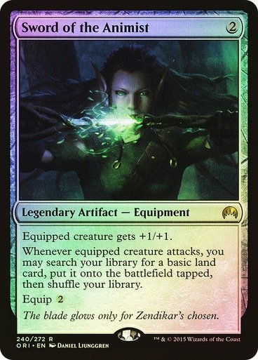 Producto - Sword of the Animist (Foil)