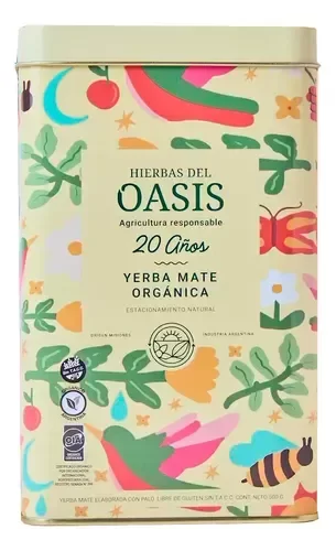 Producto - Yerba mate Orgánica (Lata + Yerba)