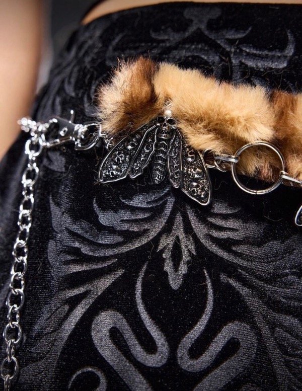 Producto - Cinturón dark Butterfly con leopardo