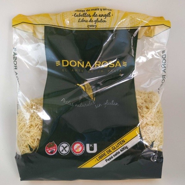 Producto - Fideos Cabello de ángel Doña Rosa x400grs. SIN TACC