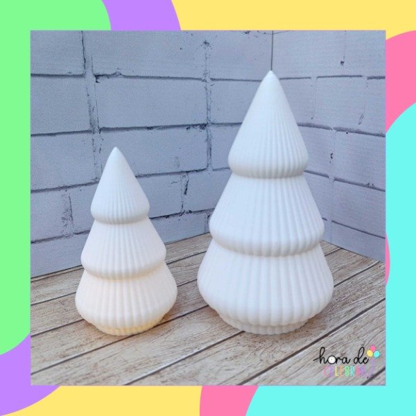 Producto - ÁRBOLES DECORATIVOS CON LUZ (X2 UNIDADES)