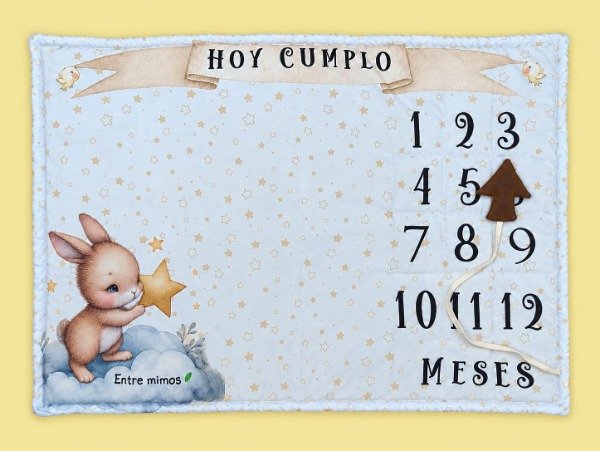 Producto - Manta crecimiento conejo dulces sueños