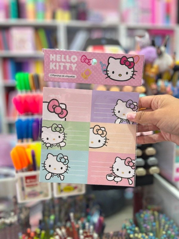 Producto - Etiqueta escolar hello kitty - mooving