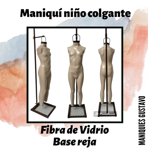 Producto - Maniquíes de niño colgantes / bases surtidas / con y sin brazos - 7
