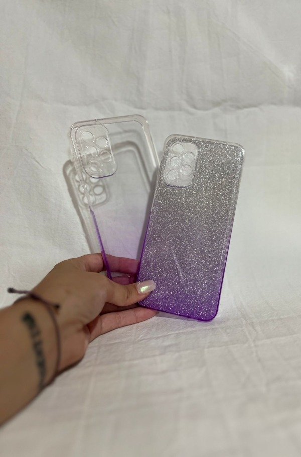 Producto - funda 2 en 1 brillo y violeta  (cliquear el modelo)