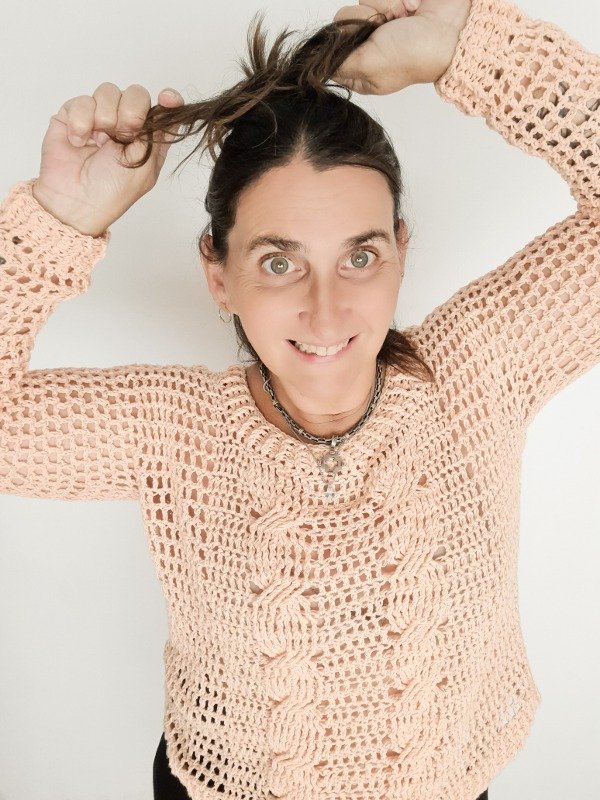 Producto - Guía de Tejido Suéter MALVÓN (Técnica Trenzas)