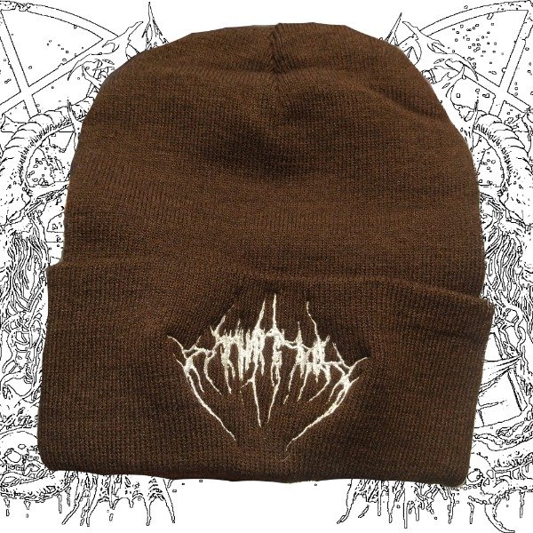 Producto - Gorro Thread Bordado BranchCrown Marron con Blanco