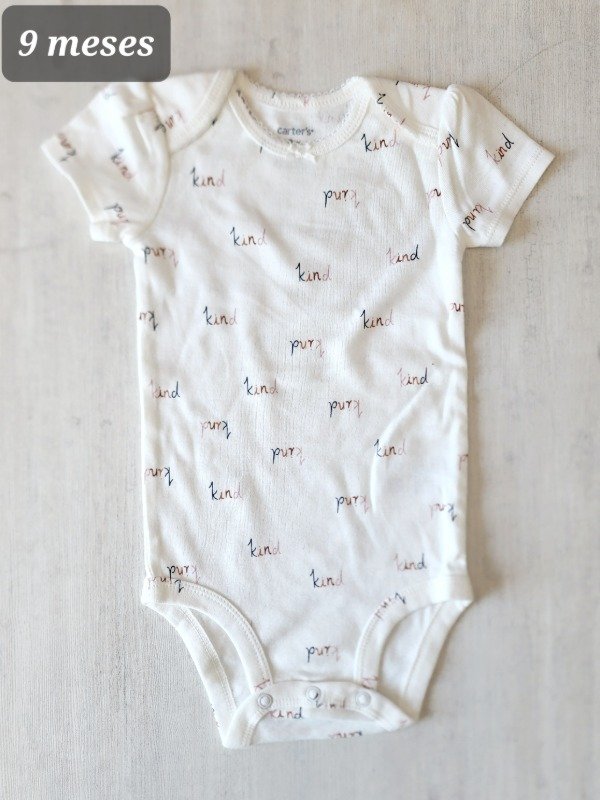 Body manga corta carters talle 9 meses kind