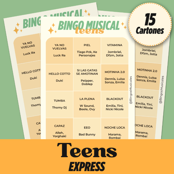 Producto - TEENS (Version Express - 15 Cartones)