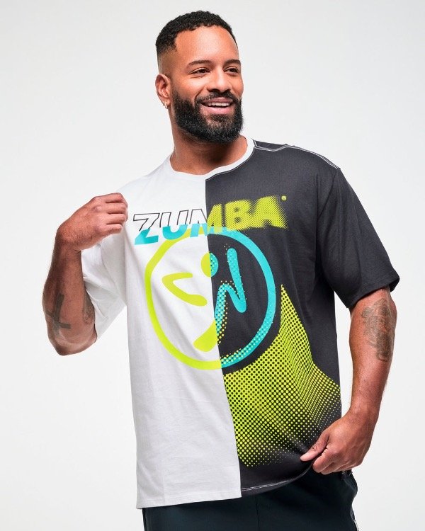 Producto - Electric Feel Men's Oversized Crew Neck Tee