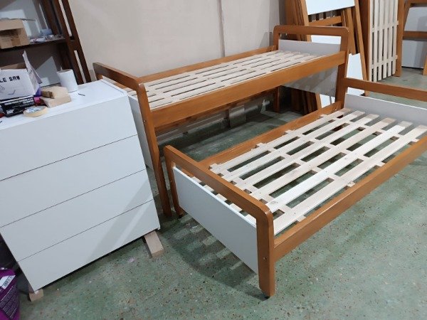 Producto - C01) Cama nido tableros en blanco - 6