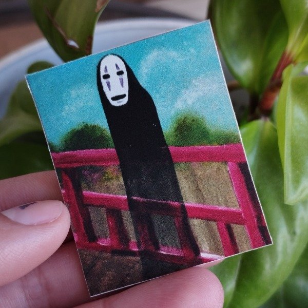 Producto - Sticker Sin Rostro (El Viaje de Chihiro) vinilo