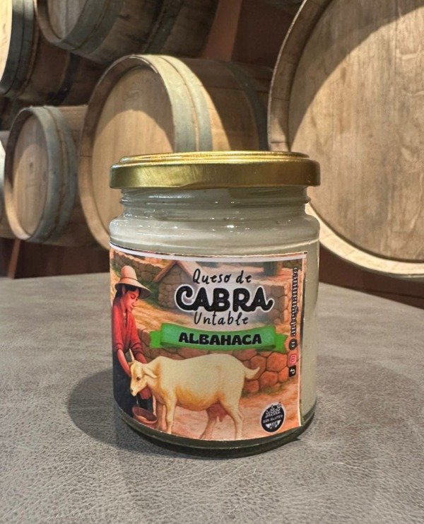Producto - Untable de Cabra Albahaca
