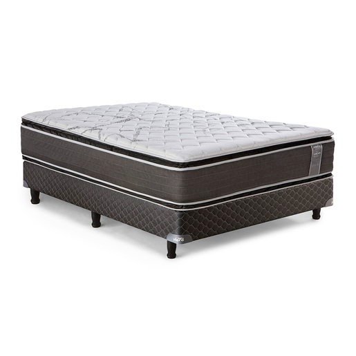 Producto - Sommier y Colchón Piero Dream Tech Resortes Doble Pillow Top 190x140 - 2
