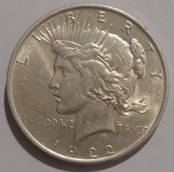 Producto - Estados Unidos 1 peace dollar 1922 (plata 900) - 0