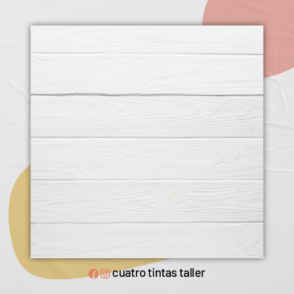 Fondo Madera Blanca Cuatro Tintas