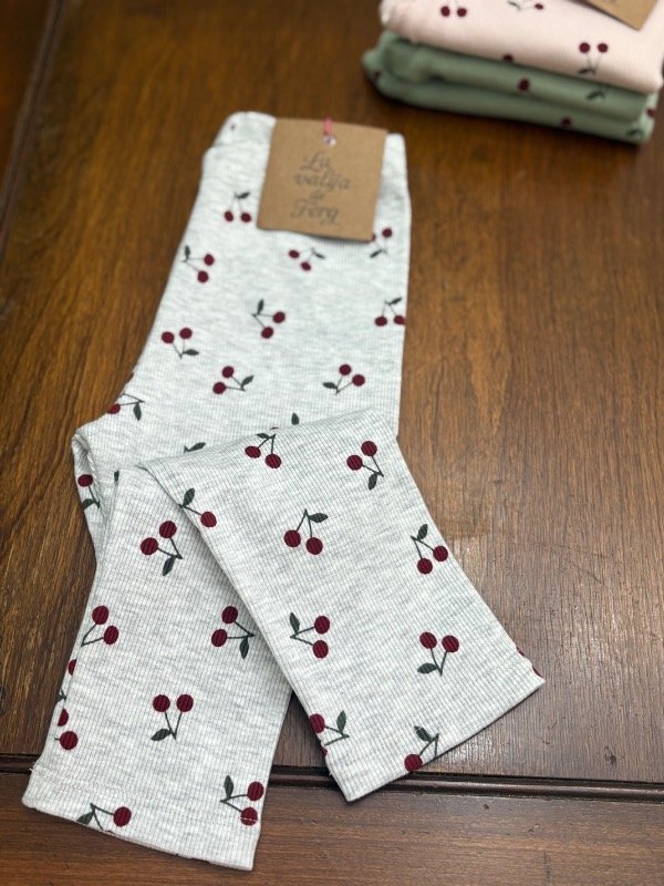 Producto - Leggins Cherry Gris Talle 3 (12 Meses)