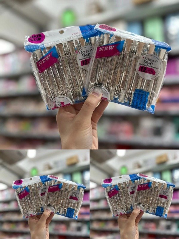 Producto - HAIR CLIP 12PCS METALICAS PARA CABELLO