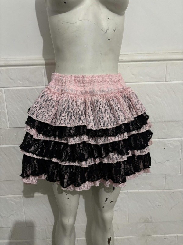 Producto - Pollera " pink black" - 1