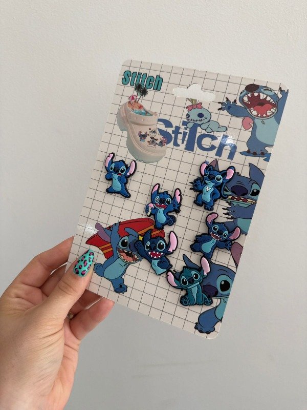 Producto - Pack de Pins para crocs Stitch modelo 5