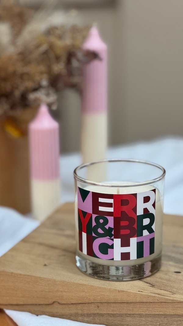 Producto - Vela "Merry and Bright"