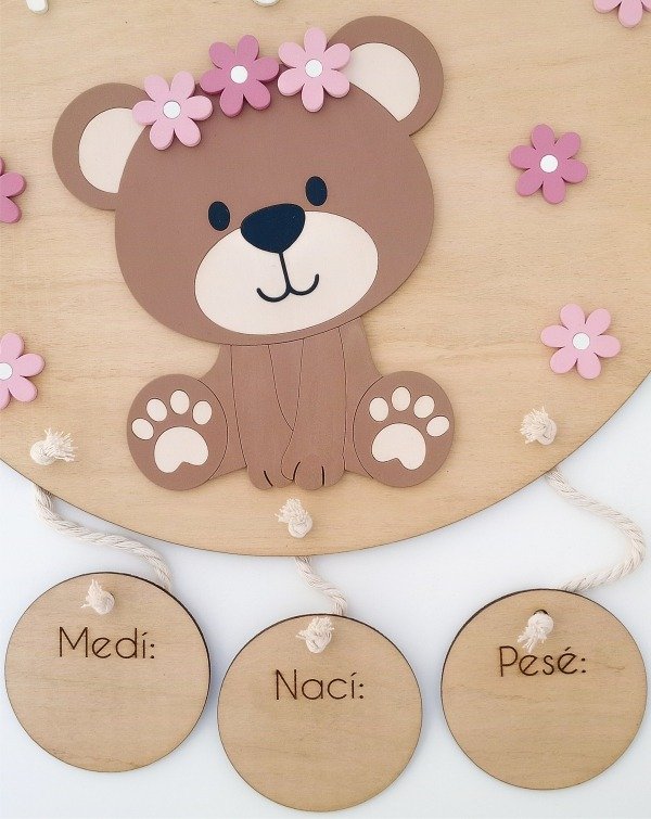 Producto - Colgantes Set Medí/Nací/Pesé