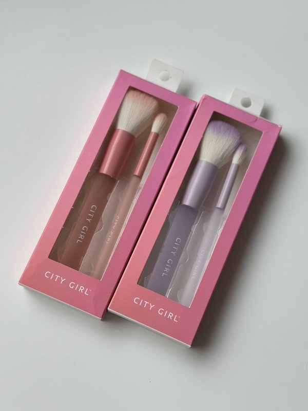 Producto - KIT FDE BROCHA PARA POLVO + DIFUMINADO City Girl