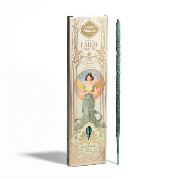 Producto - Sahumerio Tarot Ángeles Bayas de Geranio