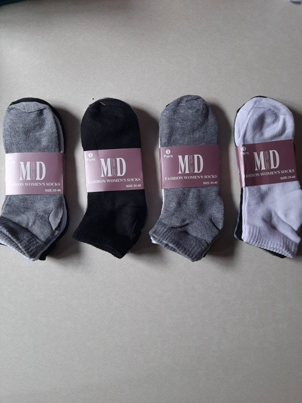 Producto - DOCENA SOQUETES BASICOS MD 35-40 (leer descripción)