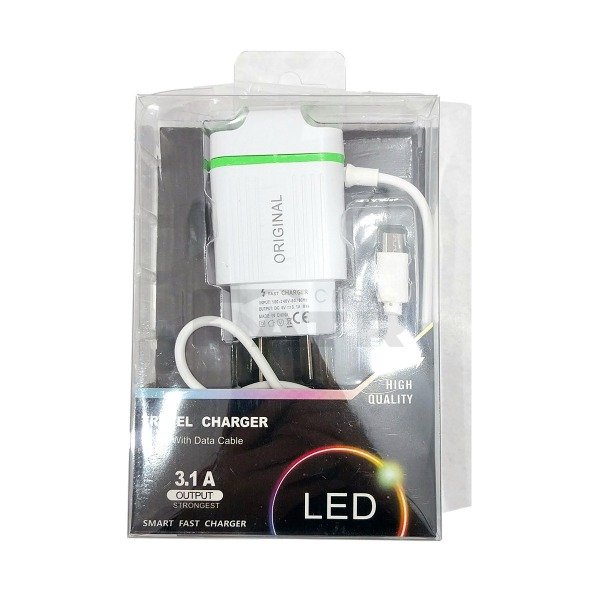 Producto - Cargador V8 2 Amper Tres Entradas - - - - -