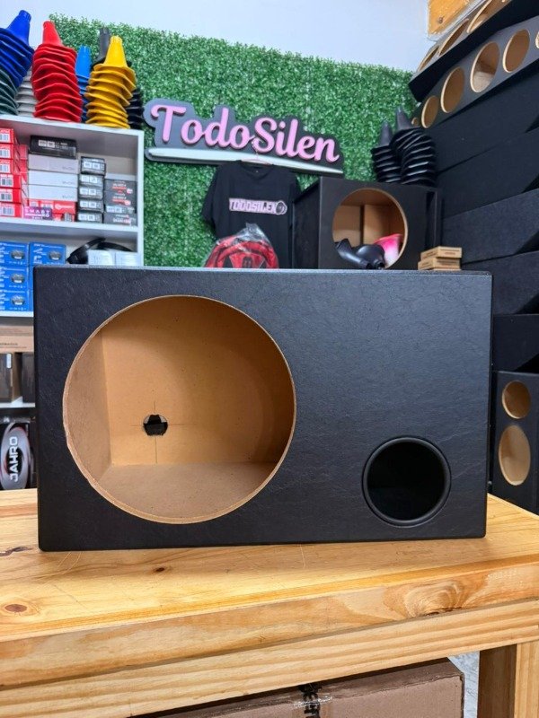 Producto - CAJON STANDAR PREMIUN PARA SUBWOOFER 12 MDF DUCTADO