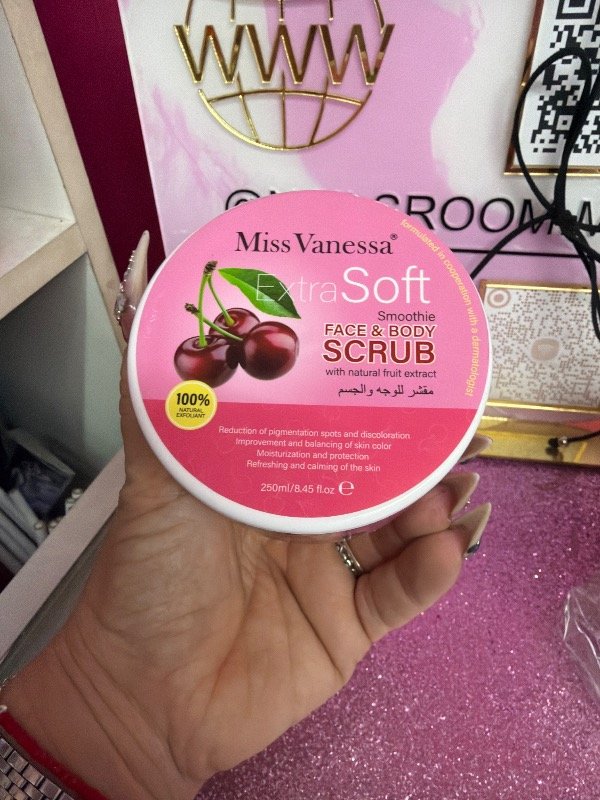 Producto - Exfoliante para la cara y el cuerpo de cereza mis vanessa