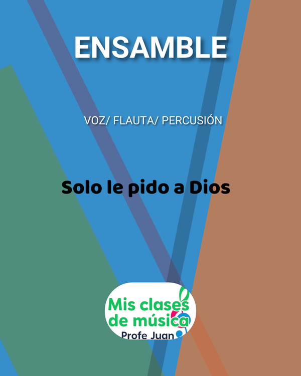 Producto - Ensamble SOLO LE PIDO A DIOS