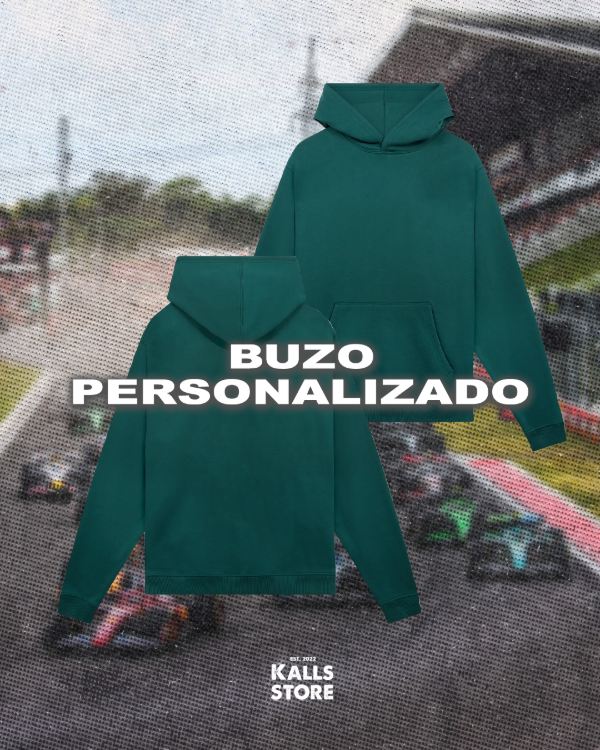 Producto - Buzo verde inglés personalizado