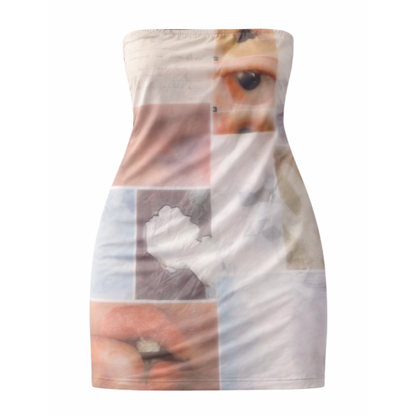 Producto - Eyes on you strappless dress
